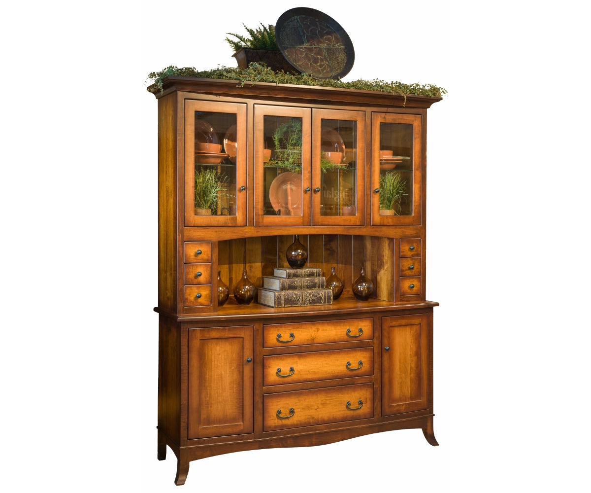 TL Montpelier 4 Door Hutch Montpelier Hutch Amish Furniture of